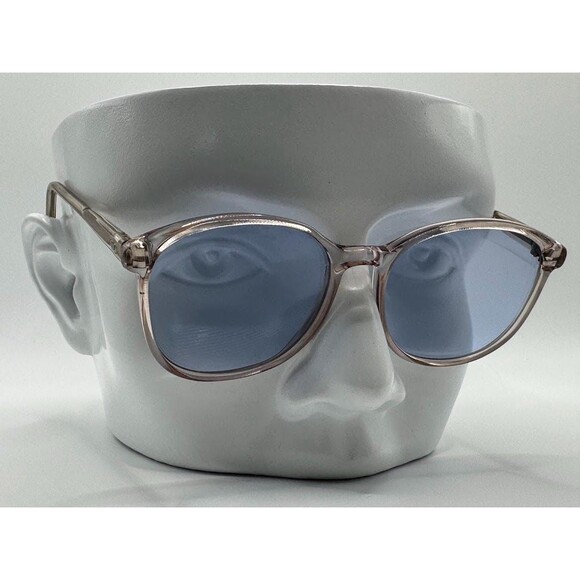 NEW Vintage Eyeglasses | Non RX | Nerdy Style | Narrow Fit | Blue Crystal | #863 - Picture 1 of 10